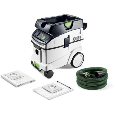 Festool – Aspirateur professionnel CLEANTEC CTL 36 EI AC – Puissance 1200W – Dépression 24000Pa – AUTOCLEAN pour filtre propre – Bluetooth intégré (1/8)