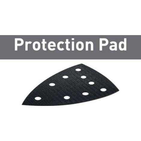 Festool – Pad de protection pour ponceuse Delta 100x150 mm – Compatible abrasifs maillés – Prolonge la durée de vie du plateau – 577537