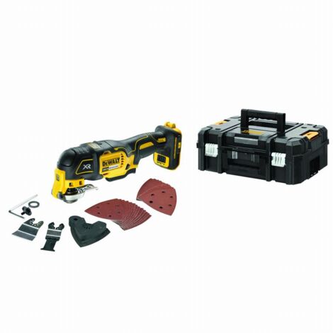 Dewalt – Multi-cutter 18V XR – 20000 oscillations/min – Changement rapide d’accessoires – Coffret T-STAK avec accessoires (1/10)