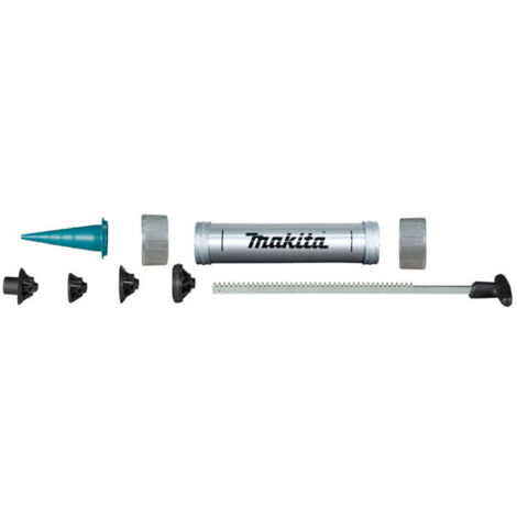 Tube aluminium 400 ml pour pistolet à colle – Léger et durable – Application précise de mastic et colle – Compatible avec Makita CG100D et DCG180 - 1911T5-8