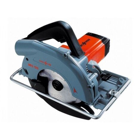 Mafell – Scie circulaire portative MS 55 – Alimentation électrique 230V – Diamètre disque 160mm – Profondeur de coupe 55mm – Moteur puissant 1200W