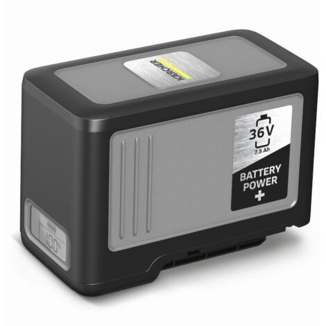 Kärcher – Batterie Power+ 36/75 – Capacité 7,5 Ah – Écran LCD temps réel – Étanche IPX5 – Compatible avec produits POWER 36V