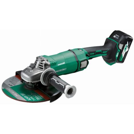 Hikoki – Meuleuse 36V G3623DA – Ø230 mm – Moteur Brushless – 2 batteries 4/8Ah – Frein moteur – Vitesse réglable 3000-9500 tr/min (1/7)