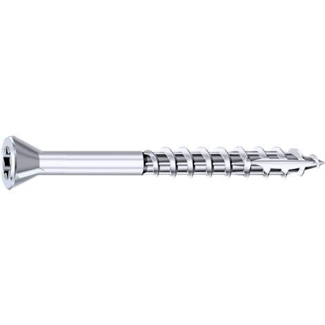 Rocket – Vis à parquet tête fraisée TX – Acier zingué – 3.5 x 55 mm – Boîte de 500 vis – Pointe effilée pour vissage précis