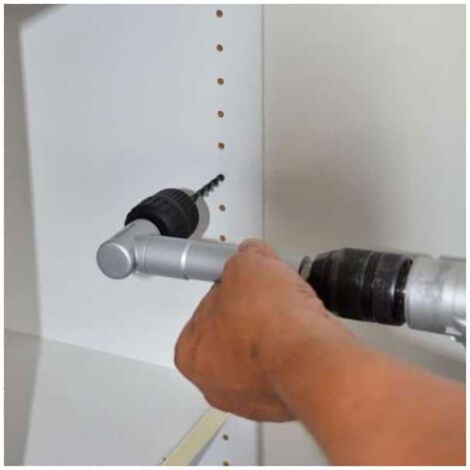 Mannesmann M12490 Accessoire De Perçage Coudé - Adaptateur Angle Pour Espaces Étroits, Poignée Ambidextre