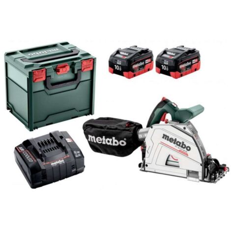 Metabo – Scie plongeante 18V avec 2 batteries 8Ah – Moteur Brushless – Profondeur de coupe 66mm – 601866810 (1/5)
