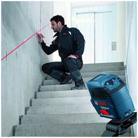 Niveau laser GLL 2-15 G vert 2 lignes + support LB 10 BOSCH