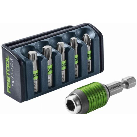 Festool – Coffret à embouts pour visseuse TID 18 – 6 embouts PZ/Torx 25mm – Zone de torsion renforcée – 204383 - SORT3 (1/5)