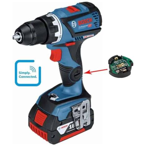 BOSCH Perceuse viss 18V connectée GSR18V-60C + CoMo - 06019G110C