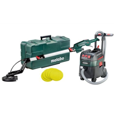 Metabo – Ponceuse à bras LSV 5-225 Comfort – Aspiration efficace pour murs et plafonds – Longueur réglable – 690886000 (1/5)