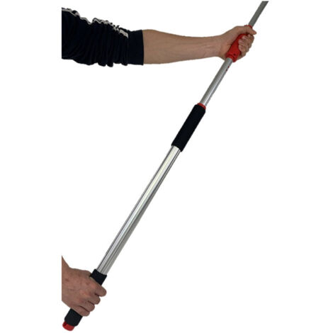 L'Outil Parfait – Perche télescopique pour peintre 100-210 cm – Aluminium 3 brins – Poignée soft grip – Système de déploiement simple