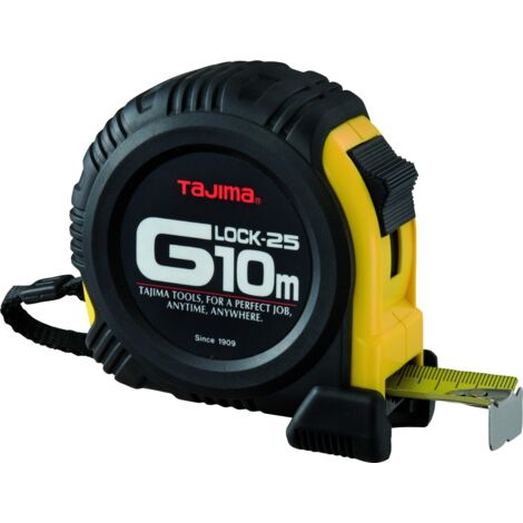 TAJIMA Mètre ruban 25mm G-Lock - 5, 8 ou 10m - 10 mm (1/4)