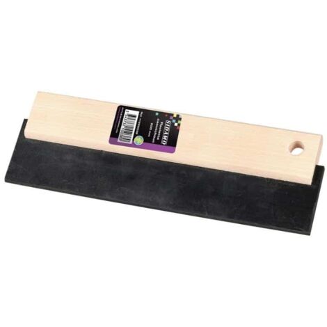 SIDAMO Raclette caoutchouc noir monture bois - 200 x 65 mm (1/3)