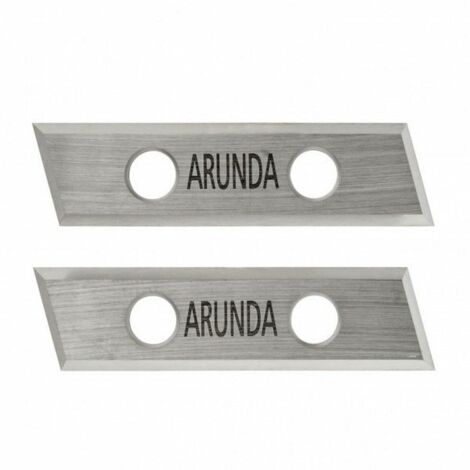 Mafell – Lot de 10 couteaux réversibles en métal dur HM – Accessoire pour défonceuse et affleureuse – Pour bois dur et teck – Coupe nette sans éclat