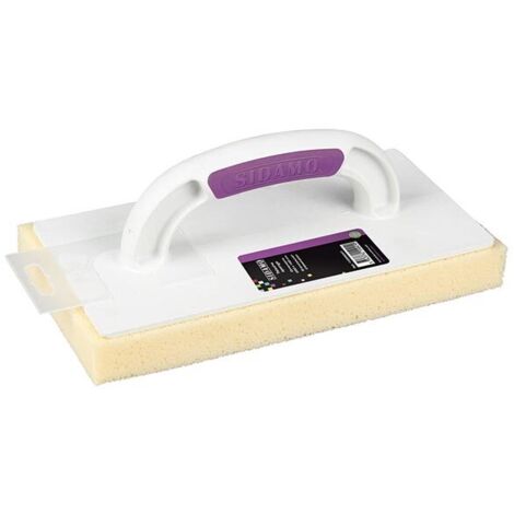 Sidamo – Taloche éponge lisse 280x140mm – Éponge synthétique pour lissage de joints – Pouvoir d'absorption élevé – Nettoyage carrelage (1/4)