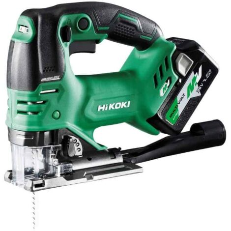 Scie sauteuse 160mm 36V 2,5Ah MultiVolt Li-ion Brushless poignée étrier HitCase HIKOKI CJ36DAWRZ (1/4)