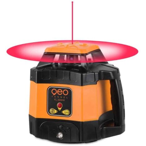 Geo Fennel – Laser rotatif automatique visible rouge – Portée 400 m – Classe 2 – Précision 1,0 mm/10 m – 220000 (1/5)