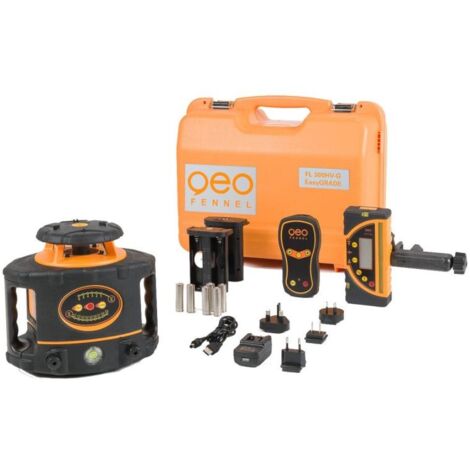 Geo Fennel – Laser rotatif pente FL 300HV-G EasyGRADE – Longue portée 0,1% à 6,9% – Auto-nivelant – IP 66 – 214077 (1/5)
