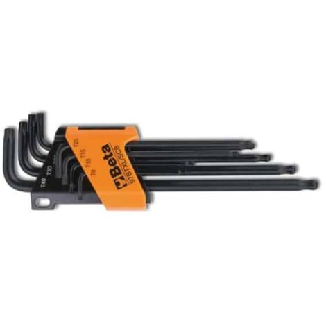 BETA Jeu de 8 clé mâles pour vis Torx longues 97BTXL/SC8 - 000970364 (1/3)