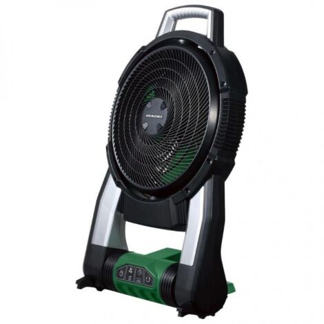 Hikoki – Ventilateur sur pied sans fil 18V – 2 vitesses – Autonomie 1,5 à 7,5 heures – Silencieux 52 dB – Pivotant 36° (1/3)