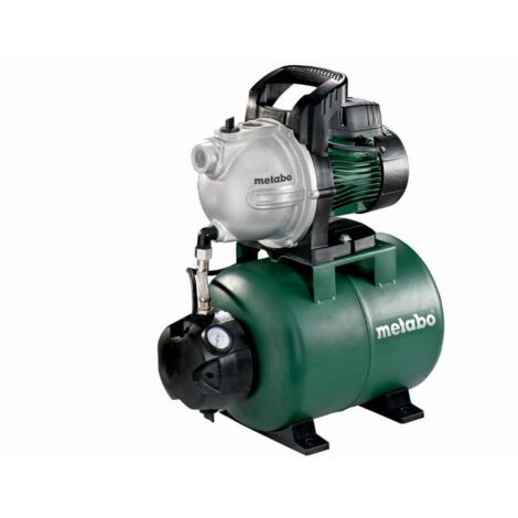Metabo – Surpresseur 24l 900W – Débit max 3300l/h – Pression max 4.5 bar – Moteur sans entretien pour arrosage jardin
