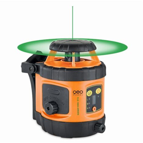 Geo Fennel – Laser rotatif vert FLG190A-GREEN – Portée 40m en intérieur – Trépied TN14 et mire BT161 inclus – Technologie Power Switch (1/8)