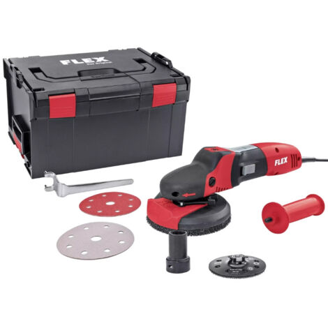 Flex – Ponceuse excentrique 1400W Ø125 – Moteur à microprocesseur pour ponçage métaux et pierres – Malette anti-choc – 491174 - SE 14-2