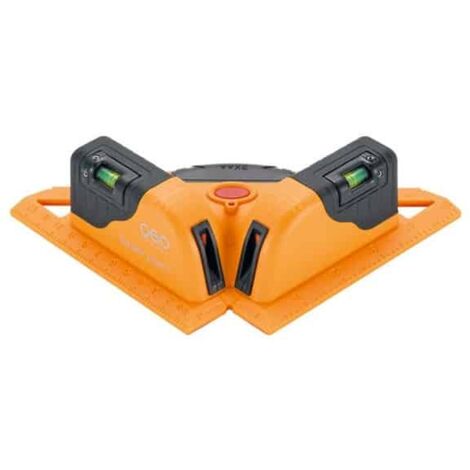 Geo Fennel – Laser carreleur Square Liner II – Laser rouge classe 2 – Précision ± 3 mm à 10 m – Portée 10 m – Étanchéité IP54