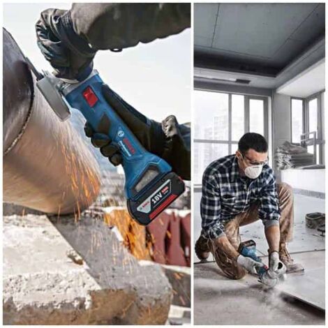 Meuleuse BOSCH GWS 18V-7 Solo en L-Boxx - 06019H9002