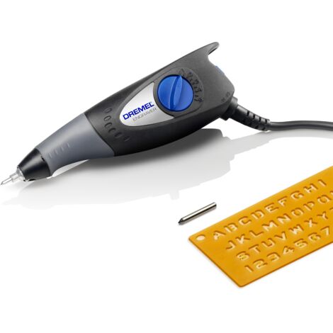 Appareil de gravure multifonction Dremel 290, 35 watts, ensemble d'outils multifonctions avec 2 accessoires pour graver sur le bois, le verre, la céramique, le métal, le plastique, le bois et le cuir