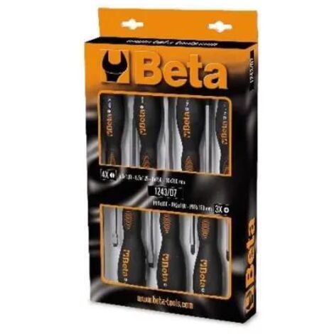 BETA Assortiment 7 tournevis zone de frappe - 1243 /D7 - 012430017 (1/3)
