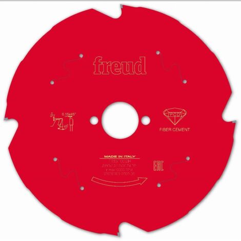Lame diamant pour scie circulaire portative FREUD - Ø190 2,2/1,6 AL30 Z4 TD 10° - F03FS09842 -FR13F002H