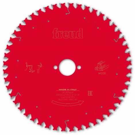 FREUD Lame de scie circulaire & plongeante - Bois - 230 mm - 2.8 mm - 30 mm - 48 dents