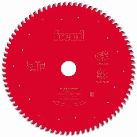 FREUD Lame de scie circulaire sans-fil - Aluminium - 250 mm - 2.4 mm - 30 mm - 78 dents