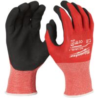 MILWAUKEE Paire de gants anti-coupure Niveau 1/A - 4932471416 - Rouge - 9 (L) - Rouge