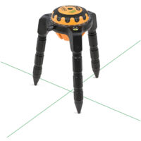 Geo Fennel – Laser carreleur 2 lignes 40m – Portée 40m – Ajustable 0-360° – Nivelle circulaire pour surfaces irrégulières