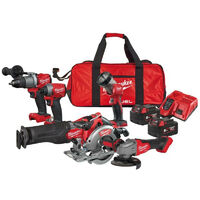 MILWAUKEE Pack 6 outils 18V 2x5Ah - M18 FPP6K2-502B - 4933479422