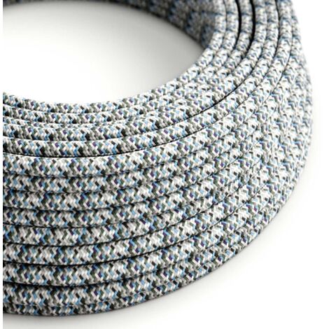 Câble en tissu coloré Pixel Palette Ice - The Original Creative Cables, pour des projets d'éclairage créatifs - RX04 - 1 mètre (1/4)