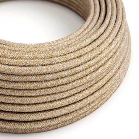 Glitter Tweed Rust - The Original Creative Cables, pour des décorations lumineuses uniques - RS82 - 1 mètre (1/4)