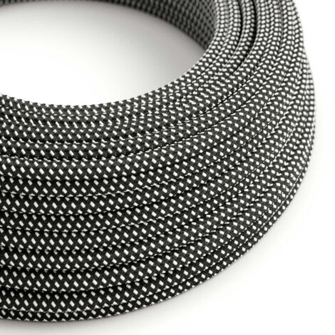 Câble d'éclairage textile Starry Sky 3D - The Original Creative Cables, pour suspensions et appliques - RT41 - 1 mètre (1/4)
