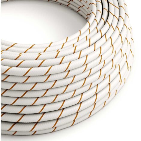 Vertigo Fabric Foam Rope - The Original Creative Cables, idéal pour les lampes modernes - ERM43 - 1 mètre