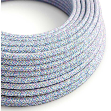 Câble en coton coloré Lollipop - The Original Creative Cables, le meilleur choix pour les lampes colorées - RX09 - 1 mètre (1/4)