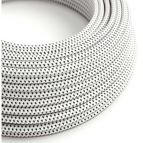 Stracciatella 3D fabric electrical wire - The Original Creative Cables, the best choice for refined lamps - RT14 - 1 metre
