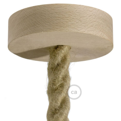 Kit rosace en bois pour corde 2XL Neutre (1/6)