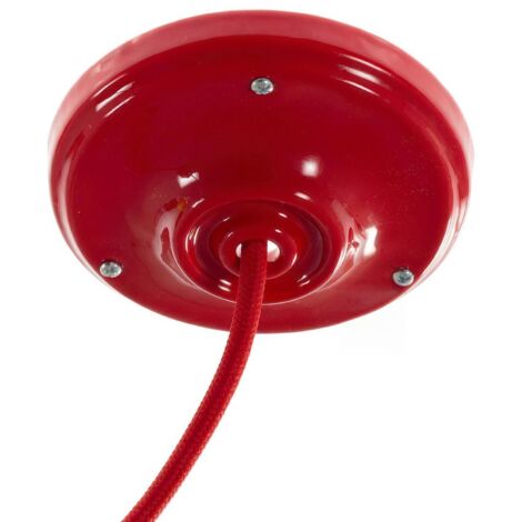 creative cables - Kit de rosettes en porcelaine - Rouge