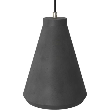 creative cables - Abat-jour en ciment pour lampe suspendue, complet avec serre-câble et douille E27 (1/5)