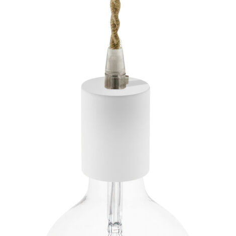 creative cables - Kit de douilles E27 en bois - Blanc