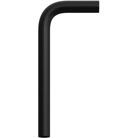 creative cables - Tube de rallonge courbé en métal 14 cm - Noir