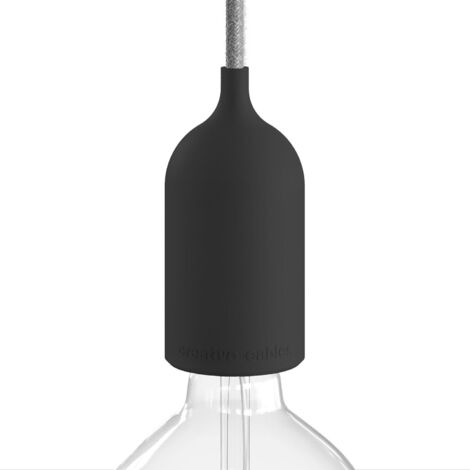 EIVA Pastel, E27 IP65 Silicone Outdoor Lampholder Kit - La première lampe filaire IP65 au monde - Noir (1/5)