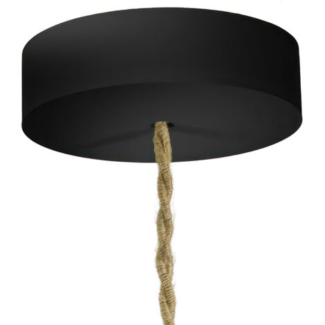 Kit rosace en bois Noir